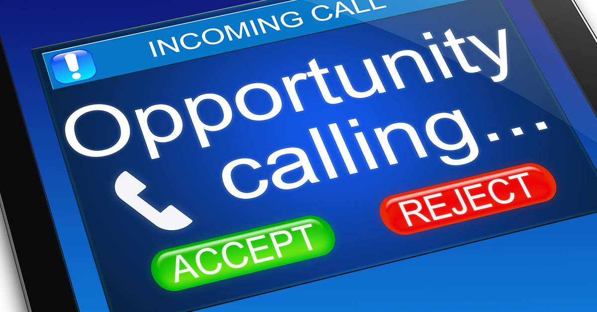 Opportunity Calling...